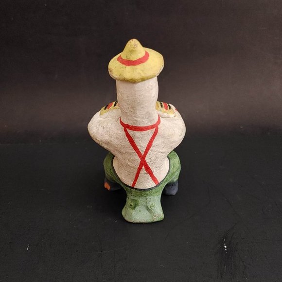 Vintage Dymkovo Clay Toy Folk Art Statues Russian Traditional Toy Kargopol - Picture 6 of 9